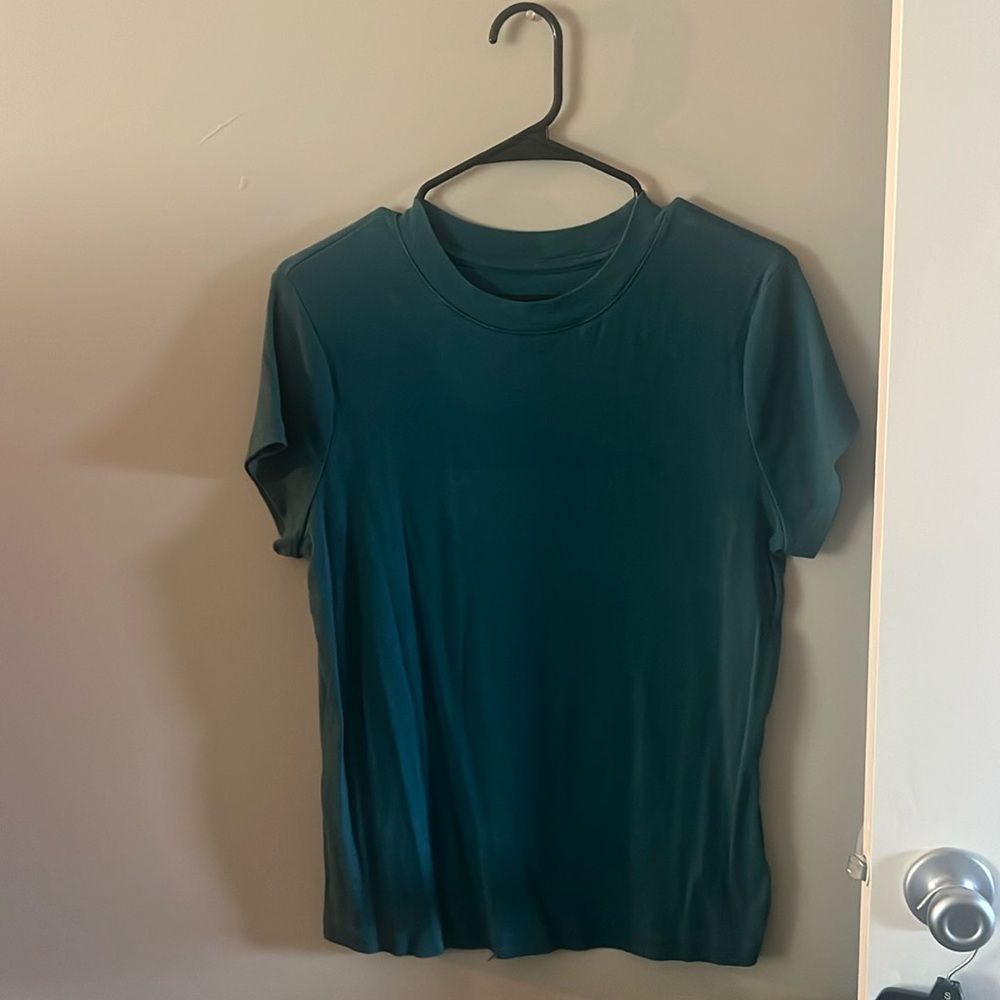 Blue fitted shirt
